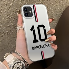 HONTINGA iPhone 12 Mini ile Uyumlu Kılıf Silikon Kenar Sert Arka Kamera Koruyucu Basitlik Anti Düşme Kamera Korumalı Messi Desen Couple Telefon Kılıfı Kadın ve Erkek Için Uygundur K1-1343