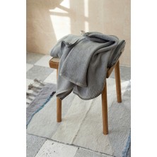 İrya Shadow %100 Pamuk Banyo Havlusu 70X140 cm Misty Blue