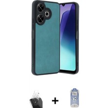 Marsilyan™- Redmi 13 4g Kılıf Kıvılcım Işık Serisi - Siyah Joko Magic 5d Cam + Kamera Lens Koruma Cam - Sf