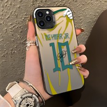 HONTINGA iPhone 11 Pro Max ile Uyumlu Kılıf Silikon Kenar Sert Arka Kamera Koruyucu Basitlik Anti Düşme Kamera Korumalı Neymar Desen Couple Telefon Kılıfı Kadın ve Erkek Için Uygundur K1-1341