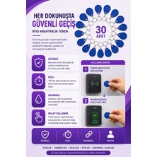 Linas Anahtar Tip Proximity Personel Kartı Göster Geç -30 Adet
