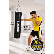 Spor Byfit 70 Cm x 25 Cm Zincirli Boks Kum Torbası