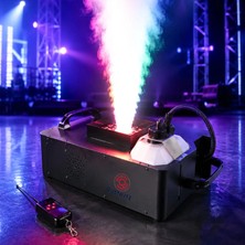 Quenlite VOLCANO-2500 Dmx Sis Makinası 2500 Watt LED Işıklı ve Uzaktan Kumandalı