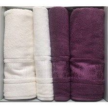 Özdilek Blossom Best Set Hamam Seti Mürdüm - Krem 0850