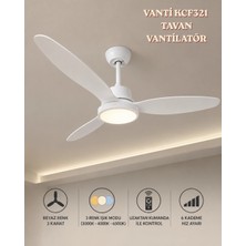 Kendal Elektrik Vanti KCF321 Dekoratif Tavan Vantilatör Beyaz