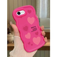 HONTINGA iPhone 6s Plus Uyumlu Kılıf Düşüme Önleyici Basitlik Anti Düşme Kamera Koruyucu Basit Kırmızı Yumuşak Silikon Couple Telefon Kılıfı Kalp Desen K9-0195