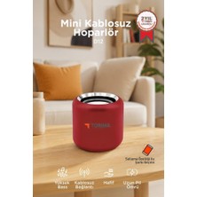 Torima Bluetooth Hoparlör Taşınabilir Speaker D12 Kırmızı