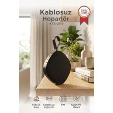Torima Bluetooth Hoparlör Taşınabilir Kablosuz Speaker KTS-2119 Siyah