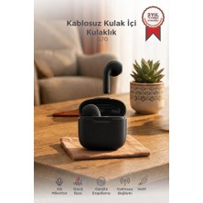 Torima Bluetooth Kulaklık Kulak İçi Tws Kablosuz Kulaklık G70 Siyah