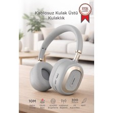 Torima Bluetooth Kulaklık Kulak Üstü Kablosuz Kulaklık HD70 Gri