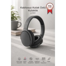 Torima Bluetooth Kulaklık Kulak Üstü Kablosuz Kulaklık P2961 Koyu Gri