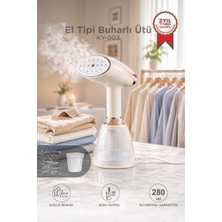 Torima Buharlı Ütü Kırışık Giderici Taşınabilir Dikey Seyehat Ütüsü 1500W KY003 Beyaz