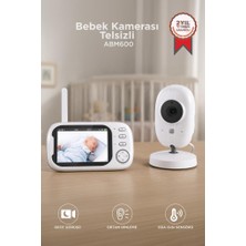 Torima Bebek Kamerası Telsiz Monitörlü Full Hd Smart Ip Güvenlik Kamerası ABM600 Beyaz