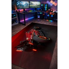 Formula 1 Ön Görünüm Yarış Arabası Halı Kaymaz Taban Yıkanabilir Modern Halı F1.14