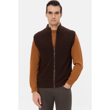 Twn Slim Fit Kahverengi Süveter