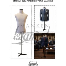 Manken İstanbul İtalyan Kalıp Slim Fit Erkek Terzi Mankeni Prova Mankeni Vitrin Mankeni