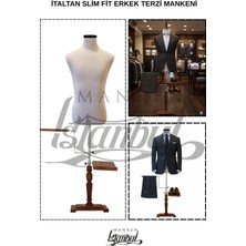 Manken İstanbul İtalyan Kalıp Slim Fit Erkek Terzi Mankeni Prova Mankeni Vitrin Mankeni