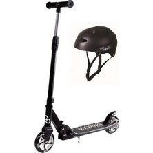 Cool Wheels 2 Tekerlekli Katlanabilir Çocuk Scooter + Kask Siyah Renk 8 - 12 Yaş İçin