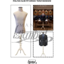 Manken İstanbul İtalyan Kalıp Slim Fit Erkek Terzi Mankeni Prova Mankeni Vitrin Mankeni