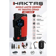 Haktaş Akülü Lastik Şişirme ve Takviye Cihazı 10.000MAH