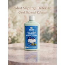 Gesko Robot Süpürge Deterjanı 500 ml Çiçek Bahçesi Kokulu Yüzey Temizleyici Şeffaf Özellik