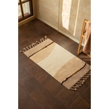 İrya Marble Tekli Banyo Paspası %100 Pamuk 60X100 Kahverengi