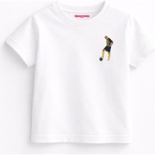 Rabona Fashion Nicolas Anelka Sarı Lacivert Efsane Çocuk T-Shirt