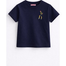 Rabona Fashion Nicolas Anelka Sarı Lacivert Efsane Çocuk T-Shirt