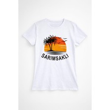 Markapia Man Erkek Bisiklet Yaka %100 Pamuk Sarımsaklı Baskılı T-Shirt