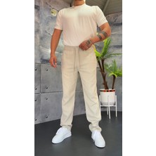 Peerless Store Regular Kalıp Premium Keten Pantolon