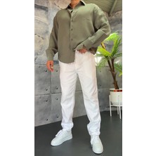 Peerless Store Regular Kalıp Premium Keten Pantolon