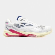 Joma TECLS2602C Electric Lady Toprak Kort Kadın Tenis Ayakkabısı - Beyaz/pembe