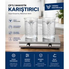 Manyetik Karıştırıcı Ikili Paslanmaz Çelik 2 Adet 6X20 mm Manyetik Balık