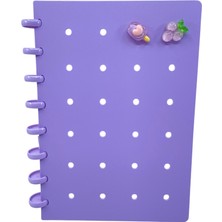 Elit Crotus A5 Disk Spralli Defter Mor