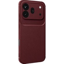 Sylar Huawei Honor 600 Pro Auto Focus Karbon Kapak - Bordo