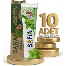 Safia Nane ve Hindistan Cevizli Organik Diş Macunu 10x100 ml