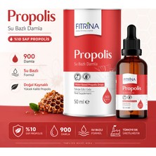 Fıtrina Su Bazlı Propolis Damla Cam Şişe 50 mL Takviye Edici Gıda