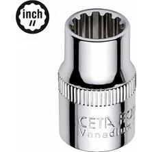Ceta Form 3/8 Spline Lokma Anahtar