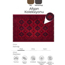 Estiva Home Afgan Tarzı Dijital Kaymaz Pamuk Taban Yıkanabilir Tozumaz Robot Süpürgeye Uygun Salon Otuma Mutfak Yolluk Halısı Kalın Süngerli Pamuklu