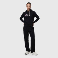Champion Wide Leg Kadın Siyah Eşofman ALTI.KK001