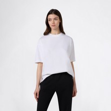 Champion Ss Regular Fit Kadın Beyaz T-SHIRT.WW001