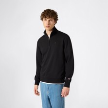 Champion Half Zip Erkek Siyah SWEATSHIRT.KK001