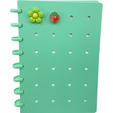 Elit Crotus A5 Disk Spralli Defter Yeşil