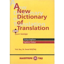 Hacettepe Taş Kitapçılık A New Dictionary Of Translation Çeviri Sözlüğü Türkçe - Ingilizce / Ingilizce - Türkçe