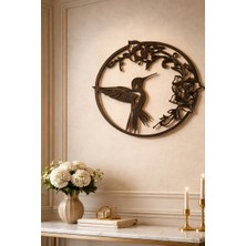 Safir Design Doğa Temalı Şık Duvar Süsü Sinek Kuşu Figürlü