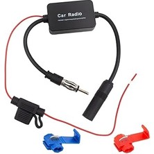 Uravas Store Araç Radyosu Anten Güçlendirici, Evrensel, 12 V, Araç Radyosu, Sinyal Güçlendirici, Am/fm Anten, Si