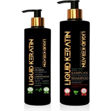 Liquid Keratin Yıpranmış Cansız Güçsüz Kuru Saçlara (DÖKÜLME YIPRANMA) Günlük Saç Bakım Seti