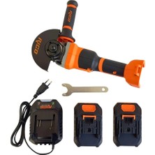 RICO Akülü Taşlama Makinesi Çift Akülü 115 mm 20V