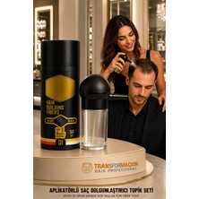 Nano Absolute Aplikatörlü Saç Dolgunlaştırıcı Set Siyah | 50gr Topik Fiber Tozu & Profesyonel Pompa 721499