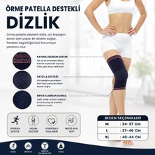 Örme Patella Destekli Dizlik